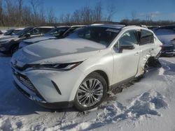 Salvage cars for sale at Leroy, NY auction: 2024 Toyota Venza LE