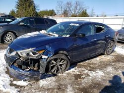 Salvage cars for sale at Finksburg, MD auction: 2017 Nissan Maxima 3.5S