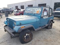 Salvage cars for sale at Jacksonville, FL auction: 1993 Jeep Wrangler / YJ