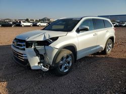 Salvage cars for sale at Phoenix, AZ auction: 2019 Toyota Highlander Limited