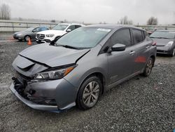 Salvage cars for sale at Arlington, WA auction: 2019 Nissan Leaf S Plus