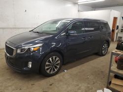 KIA salvage cars for sale: 2015 KIA Sedona EX