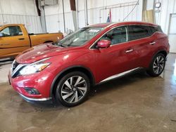 Nissan salvage cars for sale: 2015 Nissan Murano S