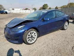 Salvage cars for sale at San Diego, CA auction: 2022 Tesla Model 3