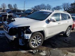 Salvage cars for sale at Moraine, OH auction: 2015 Jeep Cherokee Limited