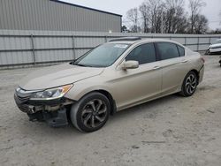 Salvage cars for sale at Gastonia, NC auction: 2016 Honda Accord EXL