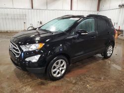 Salvage cars for sale at Lansing, MI auction: 2019 Ford Ecosport SE