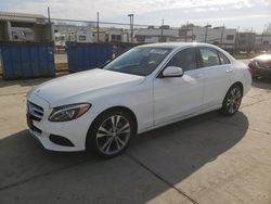 Salvage cars for sale at Sacramento, CA auction: 2015 Mercedes-Benz C 300 4matic