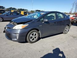 Salvage cars for sale at Dunn, NC auction: 2013 Toyota Prius