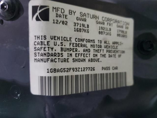 2003 Saturn Ion Level 1