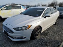 Salvage cars for sale at Hillsborough, NJ auction: 2018 Ford Fusion SE