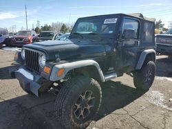 Jeep Wrangler salvage cars for sale: 2006 Jeep Wrangler / TJ SE