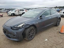 Tesla Model 3 Vehiculos salvage en venta: 2018 Tesla Model 3