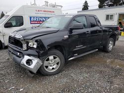 Toyota Tundra Double cab sr5 salvage cars for sale: 2007 Toyota Tundra Double Cab SR5