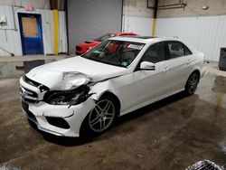 Salvage cars for sale from Copart Glassboro, NJ: 2014 Mercedes-Benz E 350 4matic