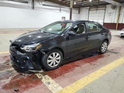 Salvage cars for sale from Copart Marlboro, NY: 2015 Toyota Corolla L