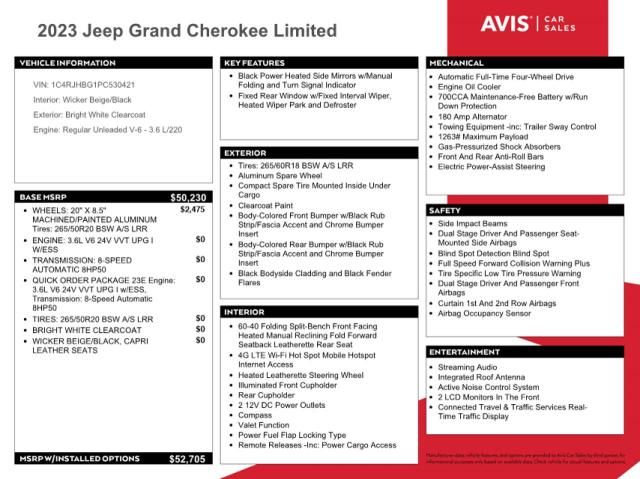 2023 Jeep Grand Cherokee Limited