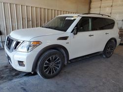 Salvage cars for sale at Abilene, TX auction: 2018 Nissan Armada SV