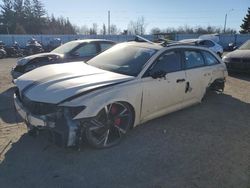 Salvage cars for sale at Bowmanville, ON auction: 2023 Audi RS6