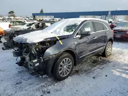 Salvage cars for sale at Woodhaven, MI auction: 2018 Cadillac XT5 Luxury