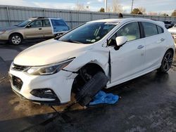 Salvage cars for sale at Littleton, CO auction: 2017 Chevrolet Cruze Premier