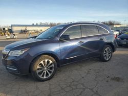 Salvage cars for sale from Copart Pennsburg, PA: 2014 Acura MDX Technology