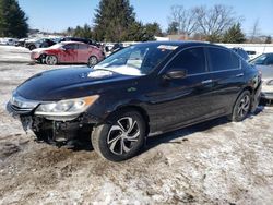 Salvage cars for sale at Finksburg, MD auction: 2016 Honda Accord LX