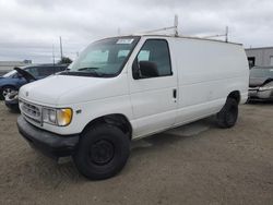 Salvage Trucks for sale at auction: 2002 Ford Econoline E250 Van