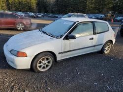 Vehiculos salvage en venta de Copart Graham, WA: 1994 Honda Civic DX