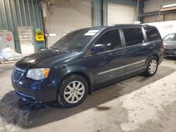 Salvage cars for sale at Eldridge, IA auction: 2013 Chrysler Town & Country Touring