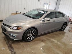 Chevrolet salvage cars for sale: 2017 Chevrolet Malibu LT