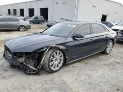 Salvage cars for sale at Jacksonville, FL auction: 2015 Audi A8 L Quattro