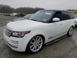 Salvage cars for sale at Windsor, NJ auction: 2015 Land Rover Range Rover Supercharged