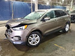 Salvage cars for sale at Woodhaven, MI auction: 2019 Ford Edge SEL