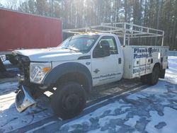 Salvage trucks for sale at Sandston, VA auction: 2015 Ford F550 Super Duty