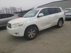 Salvage cars for sale from Copart Spartanburg, SC: 2010 Toyota Highlander SE