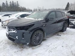 Salvage cars for sale at auction: 2022 Acura RDX A-SPEC Advance