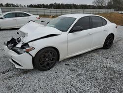 Salvage cars for sale at Fairburn, GA auction: 2021 Alfa Romeo Giulia Sport