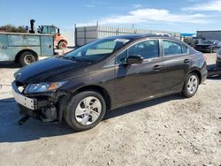 Salvage cars for sale at Arcadia, FL auction: 2014 Honda Civic LX