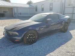 Salvage cars for sale at Prairie Grove, AR auction: 2012 Ford Mustang GT