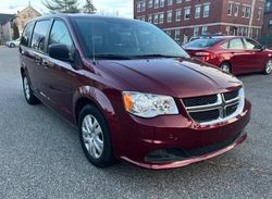 Salvage cars for sale at North Billerica, MA auction: 2019 Dodge Grand Caravan SE