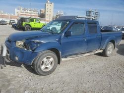 Salvage cars for sale at New Orleans, LA auction: 2002 Nissan Frontier Crew Cab XE