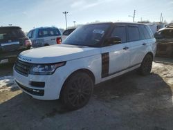 Land Rover salvage cars for sale: 2017 Land Rover Range Rover HSE