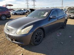 Carros salvage a la venta en subasta: 2007 Infiniti G35