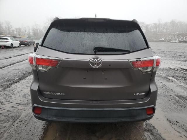 2015 Toyota Highlander LE