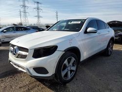 Salvage cars for sale at Elgin, IL auction: 2017 Mercedes-Benz GLC Coupe 300 4matic