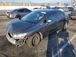 Honda salvage cars for sale: 2013 Honda Civic LX