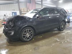 Salvage cars for sale from Copart Cleveland: 2017 Ford Explorer Sport