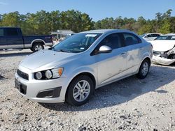 Salvage cars for sale at Houston, TX auction: 2015 Chevrolet Sonic LT