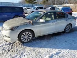 Salvage cars for sale at Davison, MI auction: 2013 Honda Accord EXL